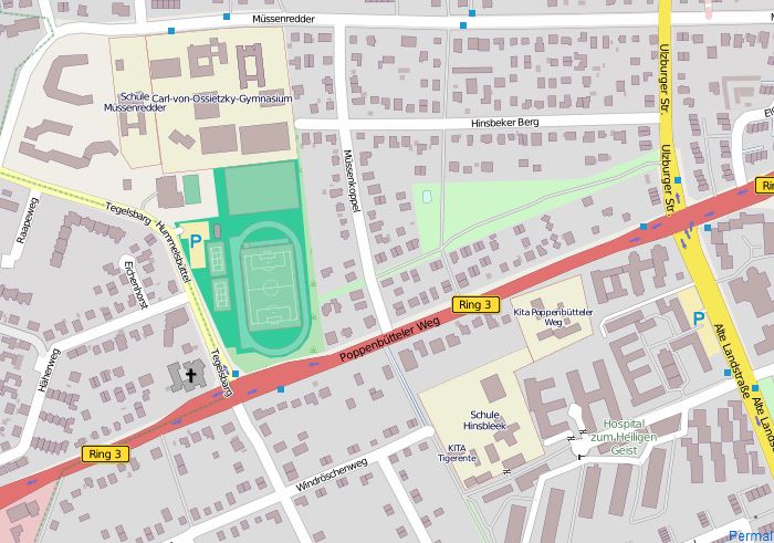 Tegelsbarg Open Street Map